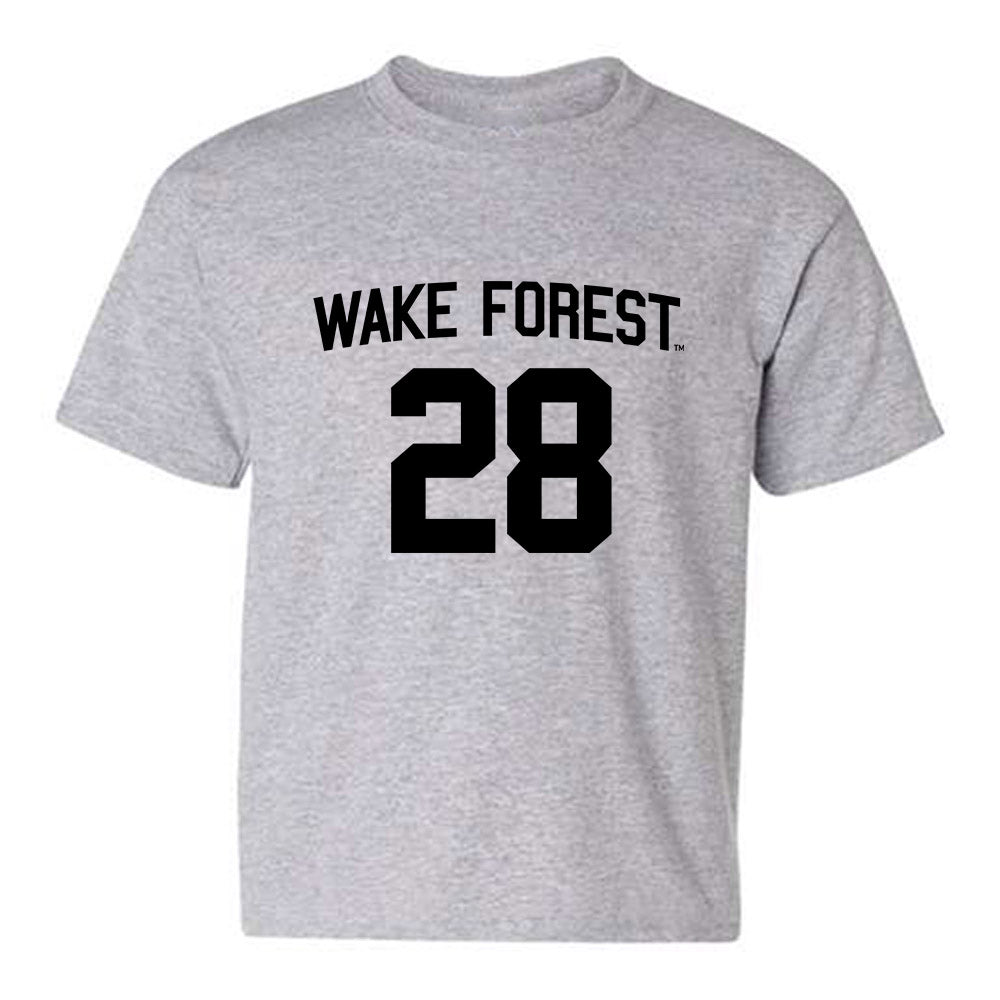 Wake Forest - NCAA Football : Aj Marks II - Generic Shersey Youth T-Shirt-0