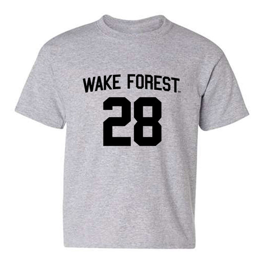 Wake Forest - NCAA Football : Aj Marks II - Generic Shersey Youth T-Shirt-0