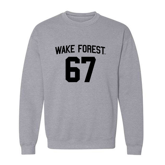 Wake Forest - NCAA Football : Elliot Demaine - Generic Shersey Crewneck Sweatshirt-0