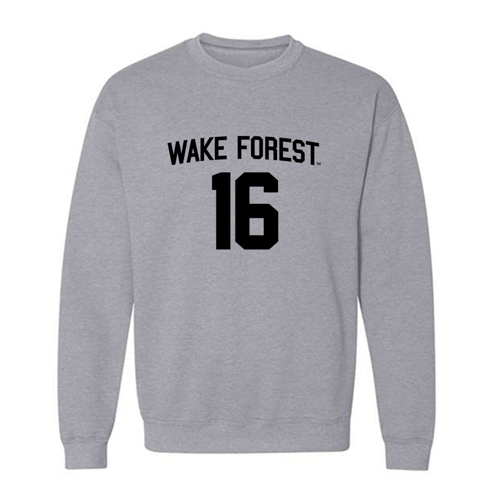 Wake Forest - NCAA Women's Volleyball : Laiya Eb - Generic Shersey Crewneck Sweatshirt-0