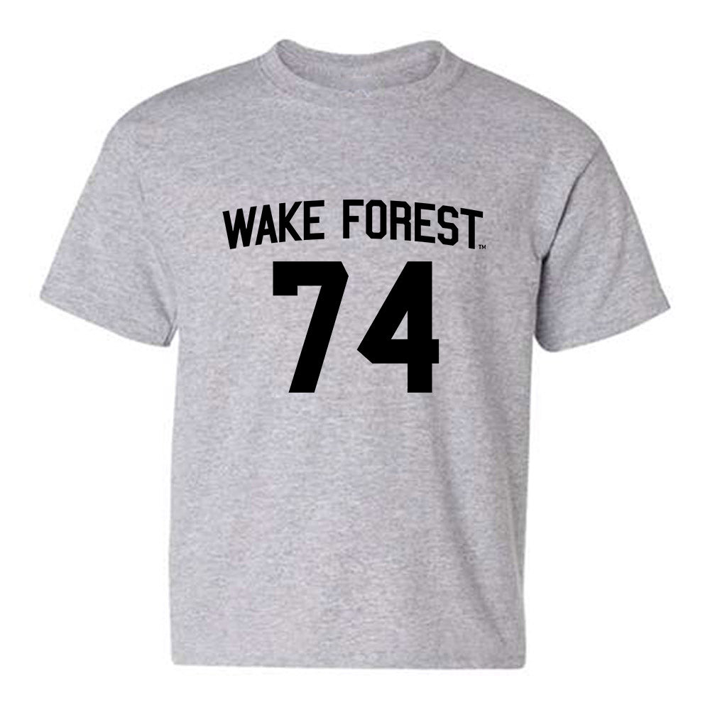 Wake Forest - NCAA Football : John Ohnegian - Generic Shersey Youth T-Shirt-0