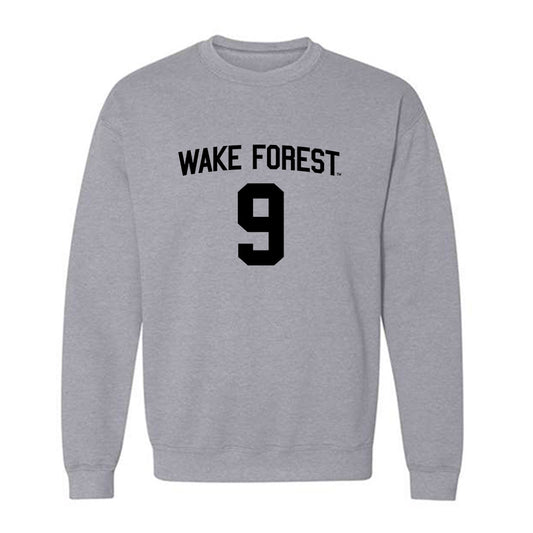 Wake Forest - NCAA Women's Volleyball : Andrea Roman - Generic Shersey Crewneck Sweatshirt-0