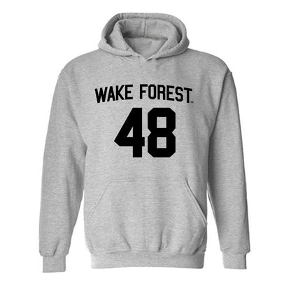 Wake Forest - NCAA Football : Ryan Harrington - Generic Shersey Hooded Sweatshirt-0