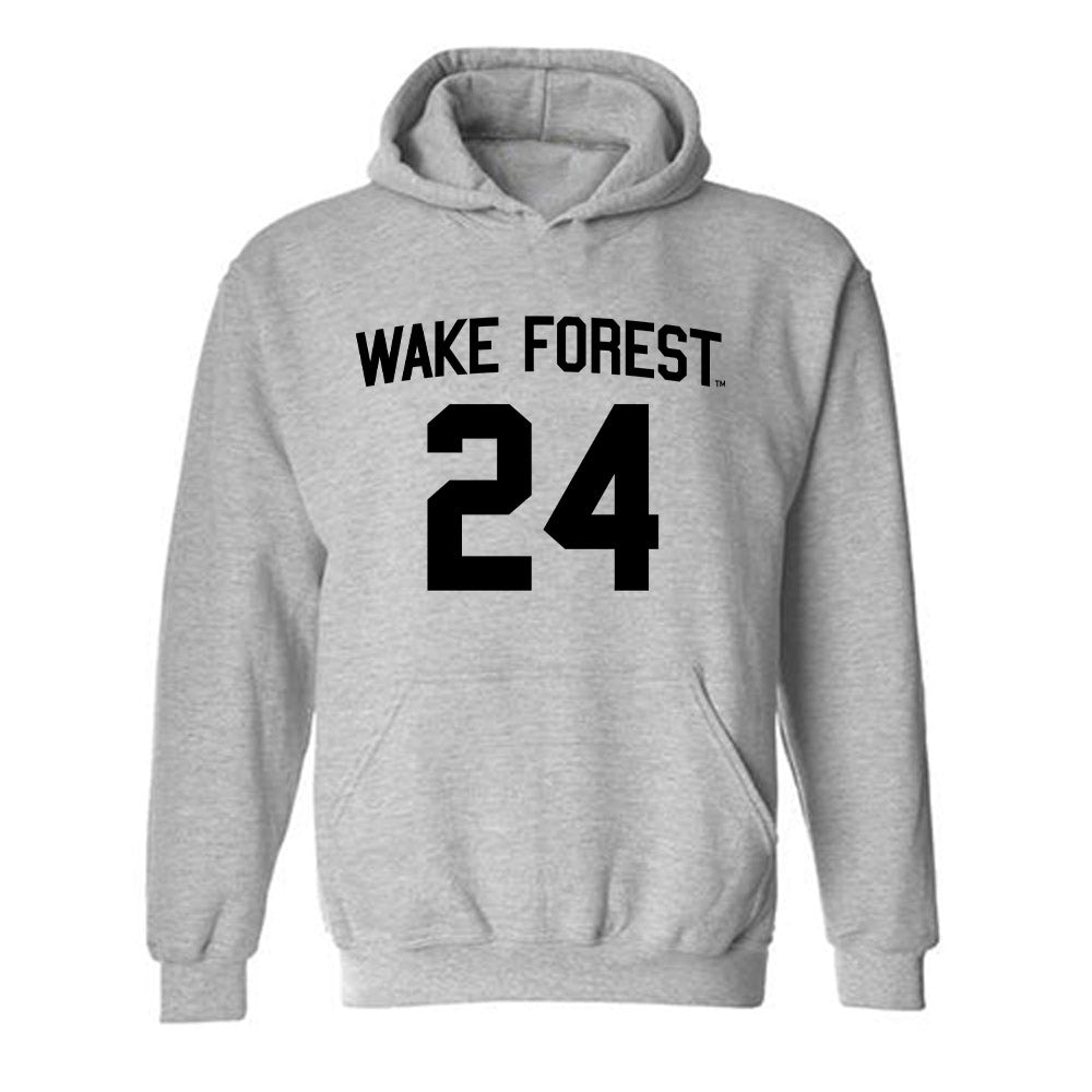 Wake Forest - NCAA Baseball : Grant Nicholson - Generic Shersey Hooded Sweatshirt-0