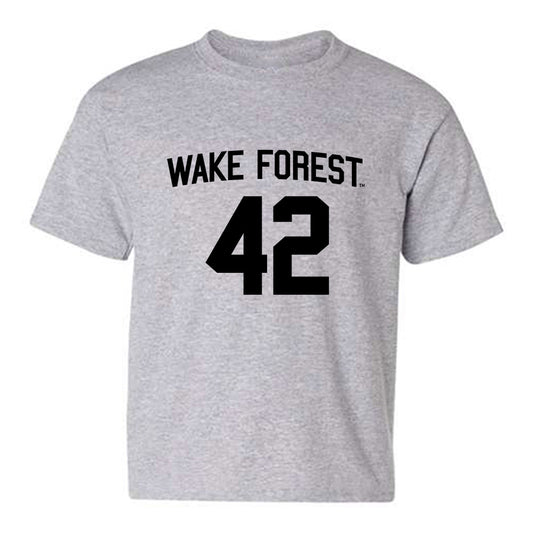 Wake Forest - NCAA Baseball : Alexander Peck - Generic Shersey Youth T-Shirt-0