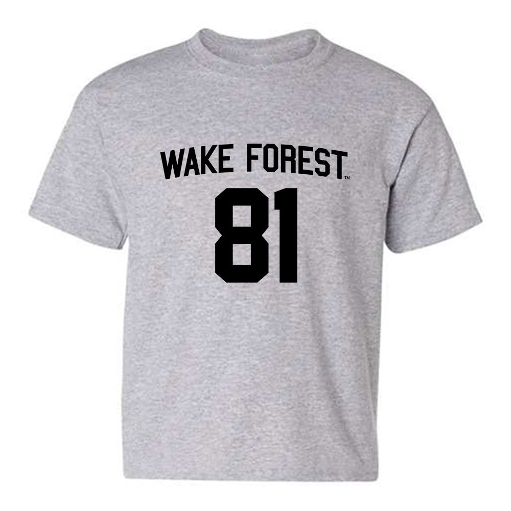 Wake Forest - NCAA Football : Landon Morris - Generic Shersey Youth T-Shirt-0