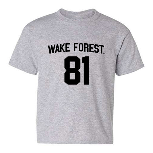 Wake Forest - NCAA Football : Landon Morris - Generic Shersey Youth T-Shirt-0