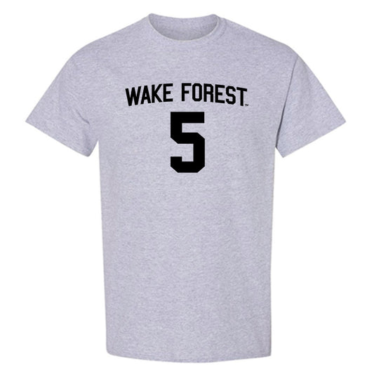 Wake Forest - NCAA Men's Soccer : Daniel Krueger - Generic Shersey T-Shirt-0