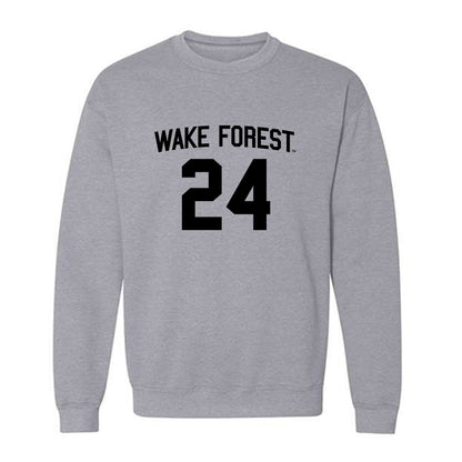 Wake Forest - NCAA Baseball : Grant Nicholson - Generic Shersey Crewneck Sweatshirt-0