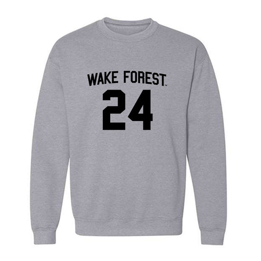 Wake Forest - NCAA Baseball : Grant Nicholson - Generic Shersey Crewneck Sweatshirt-0