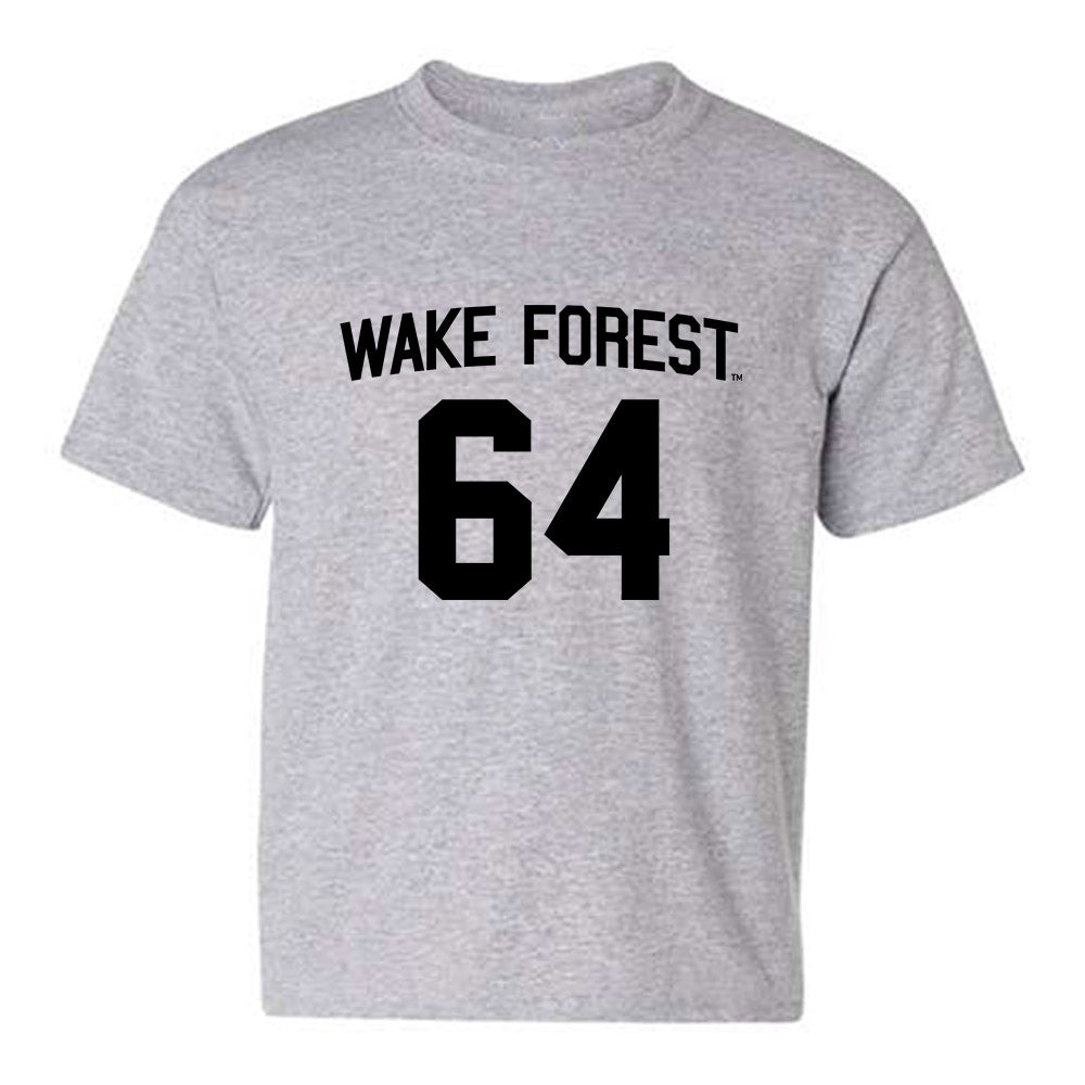 Wake Forest - NCAA Football : Ryan Berger - Generic Shersey Youth T-Shirt-0