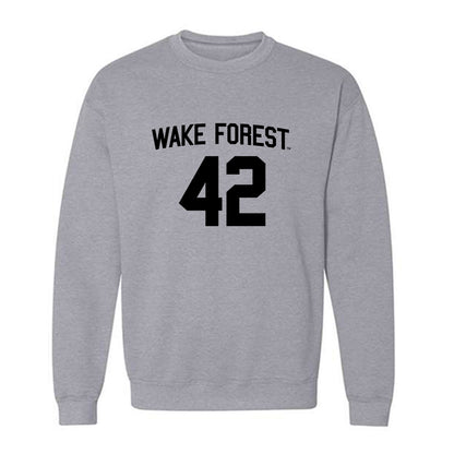 Wake Forest - NCAA Baseball : Alexander Peck - Generic Shersey Crewneck Sweatshirt-0