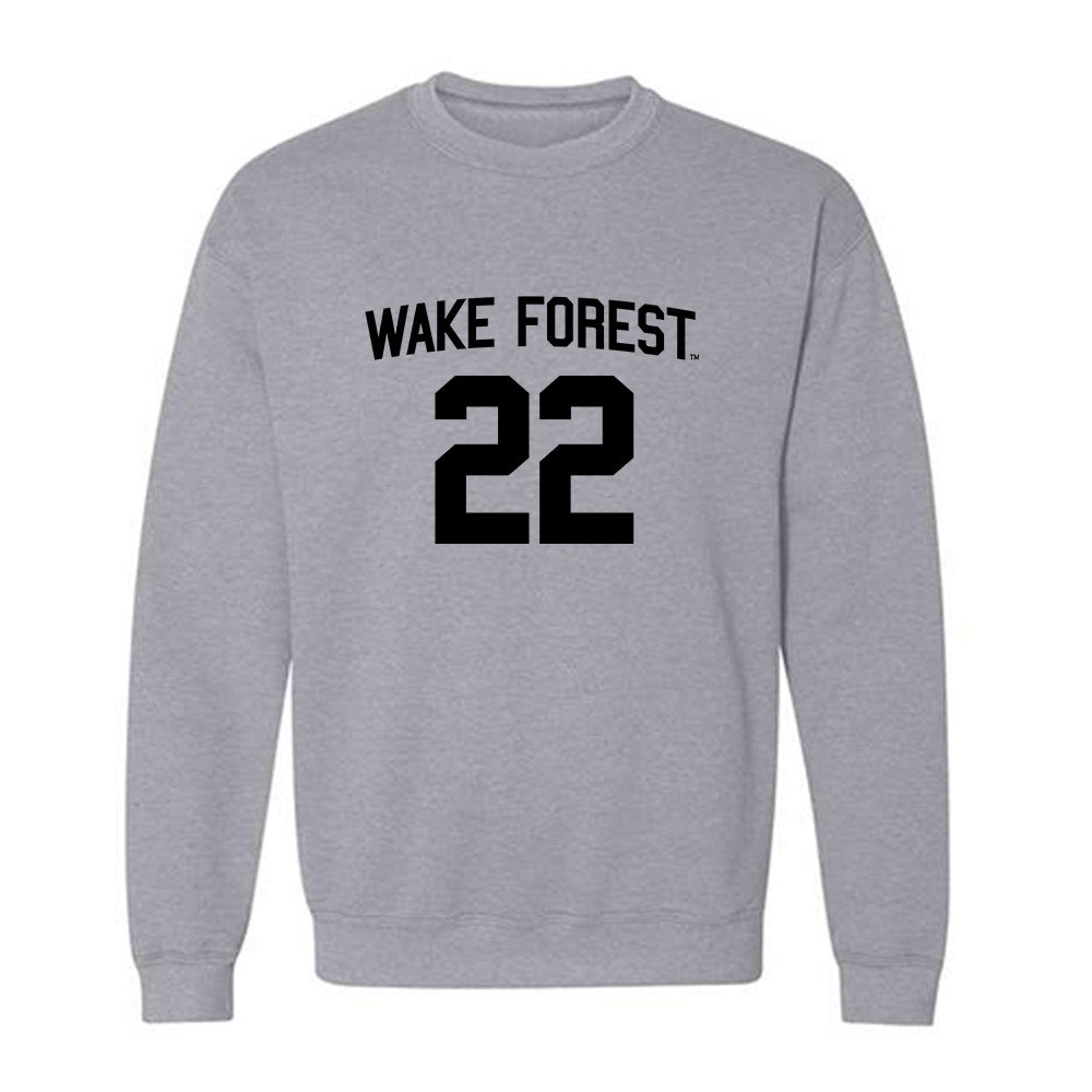 Wake Forest - NCAA Football : Deuce Lawrence - Generic Shersey Crewneck Sweatshirt-0