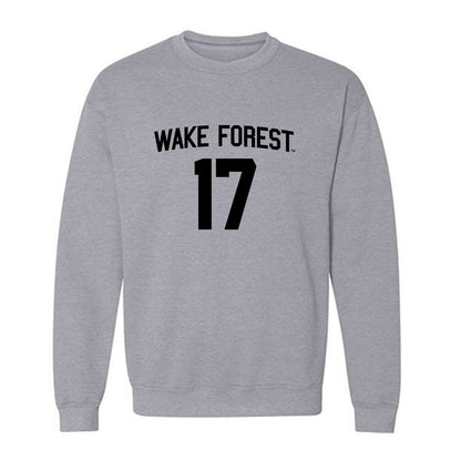 Wake Forest - NCAA Baseball : Ethan Keller - Generic Shersey Crewneck Sweatshirt-0