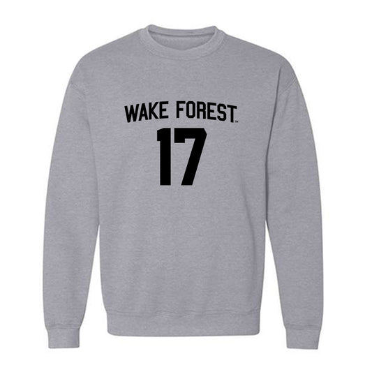 Wake Forest - NCAA Baseball : Ethan Keller - Generic Shersey Crewneck Sweatshirt-0