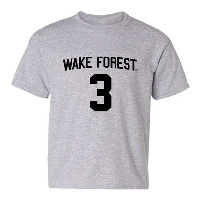 Wake Forest - NCAA Football : Gio Lopez - Generic Shersey Youth T-Shirt-0