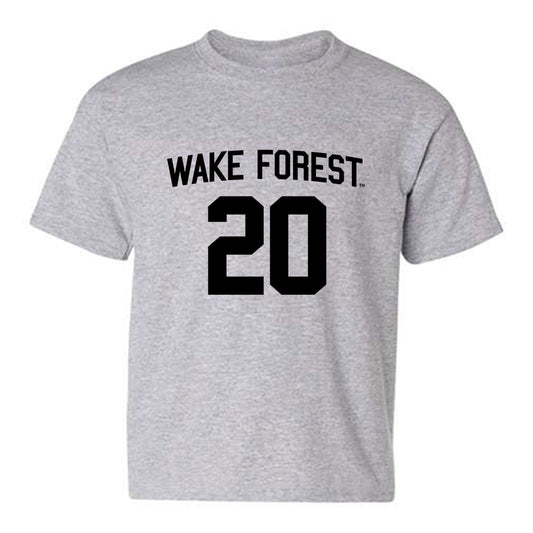 Wake Forest - NCAA Baseball : TJ McQuillan - Generic Shersey Youth T-Shirt-0