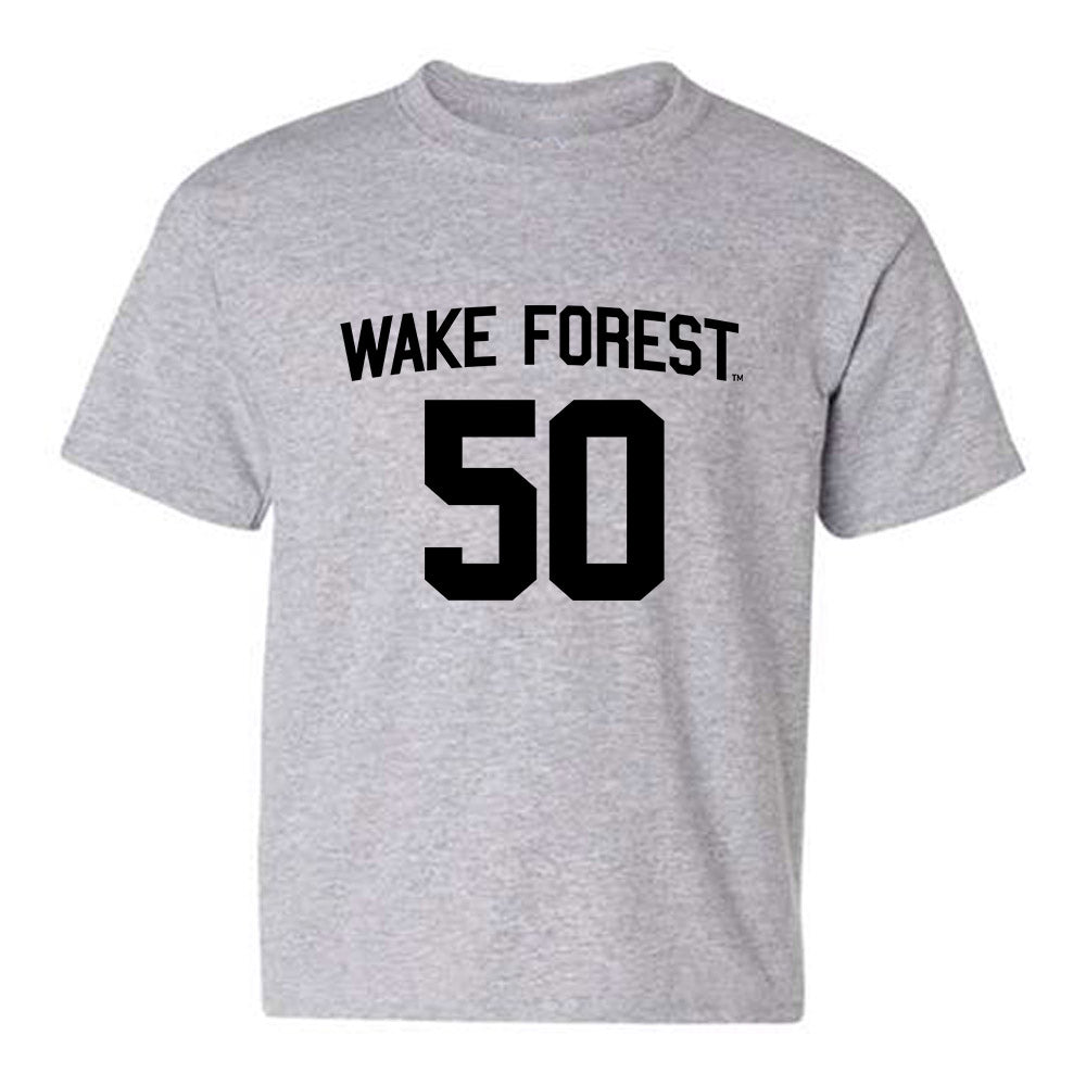 Wake Forest - NCAA Football : Jamarion Kennedy - Generic Shersey Youth T-Shirt-0