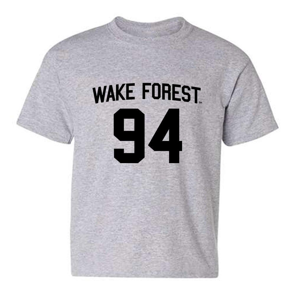 Wake Forest - NCAA Football : Zach Lohavichan - Generic Shersey Youth T-Shirt-0