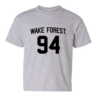 Wake Forest - NCAA Football : Zach Lohavichan - Generic Shersey Youth T-Shirt-0