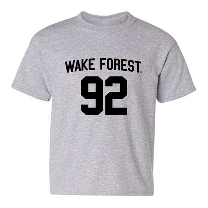 Wake Forest - NCAA Football : Sefa Sackey - Generic Shersey Youth T-Shirt-0