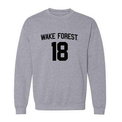 Wake Forest - NCAA Football : DJ Johnson - Generic Shersey Crewneck Sweatshirt-0