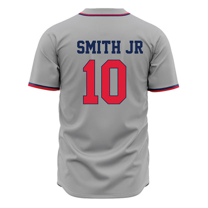 Dayton - NCAA Baseball : Michael Smith Jr - Grey Jersey-1