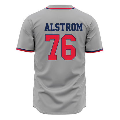 Dayton - NCAA Baseball : Jon Alstrom - Grey Jersey-1