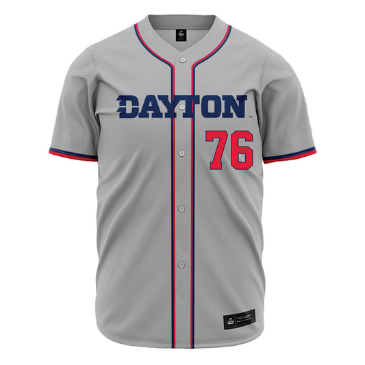Dayton - NCAA Baseball : Jon Alstrom - Grey Jersey-0
