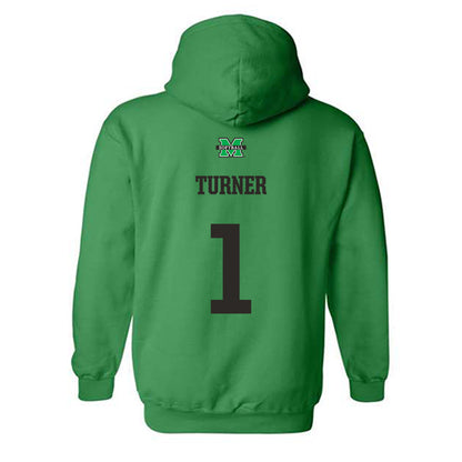 Marshall - NCAA Softball : Sydney Turner - Generic Shersey Hooded Sweatshirt-1