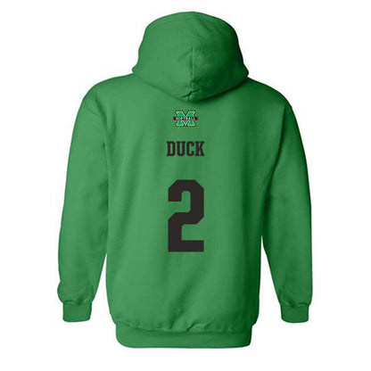 Marshall - NCAA Softball : Bekah Duck - Generic Shersey Hooded Sweatshirt-1