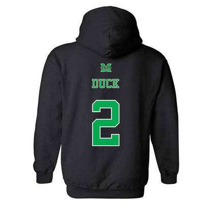 Marshall - NCAA Softball : Bekah Duck - Sports Shersey Hooded Sweatshirt-1