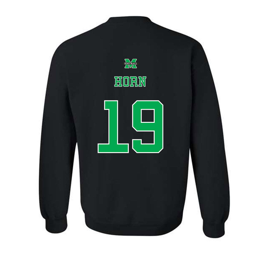 Marshall - NCAA Softball : Summer Horn - Sports Shersey Crewneck Sweatshirt-1