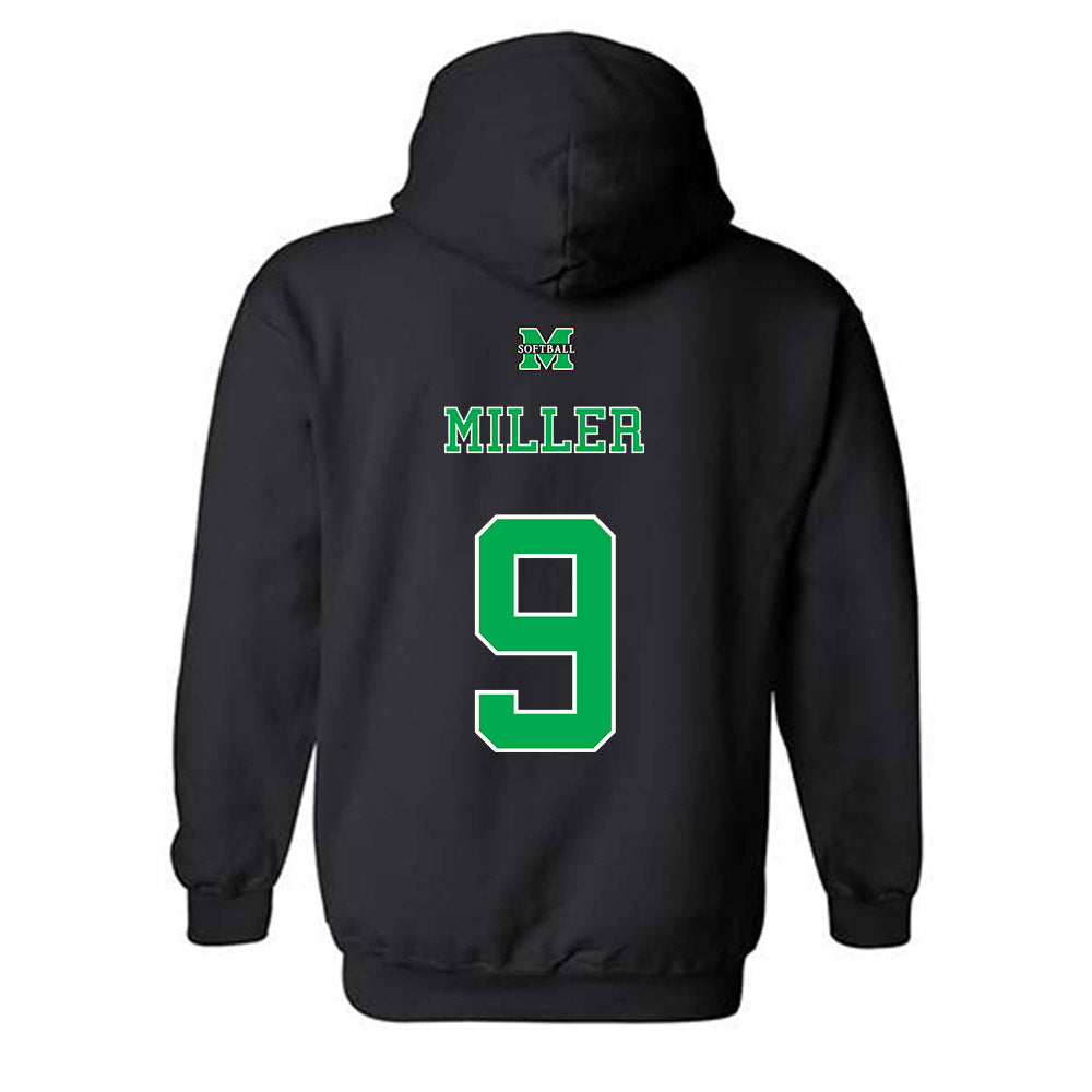 Marshall - NCAA Softball : Rylan Miller - Sports Shersey Hooded Sweatshirt-1