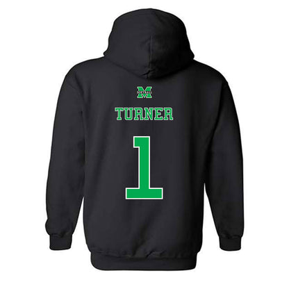 Marshall - NCAA Softball : Sydney Turner - Sports Shersey Hooded Sweatshirt-1