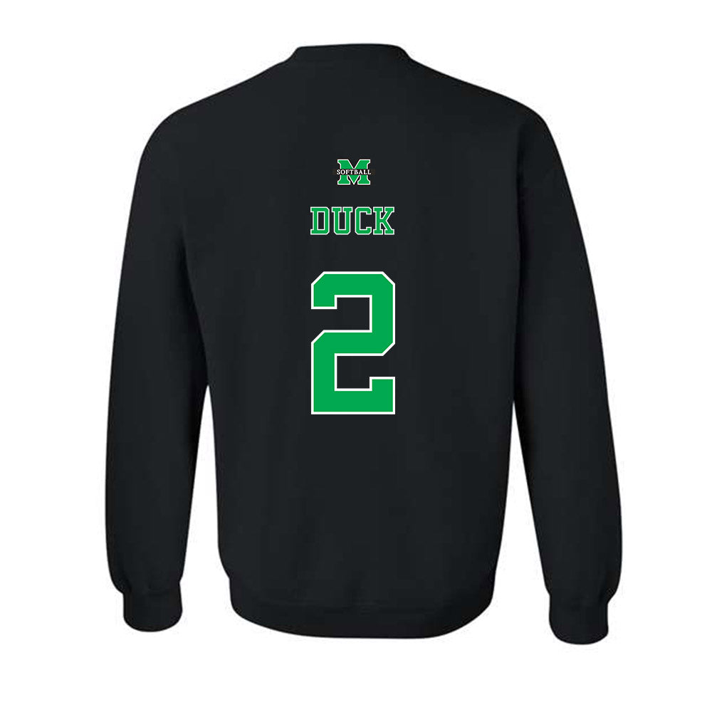 Marshall - NCAA Softball : Bekah Duck - Sports Shersey Crewneck Sweatshirt-1
