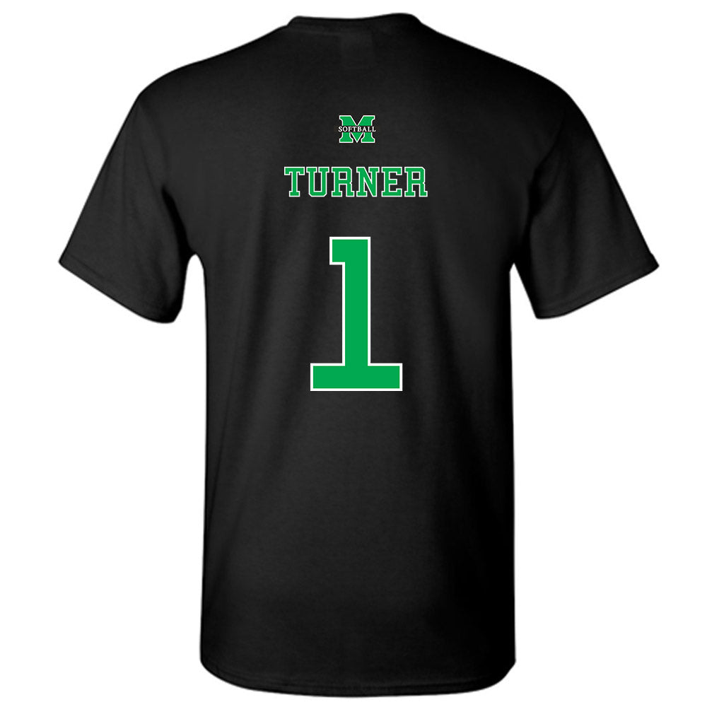 Marshall - NCAA Softball : Sydney Turner - Sports Shersey T-Shirt-1
