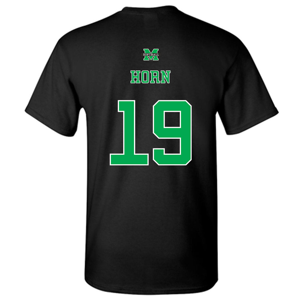 Marshall - NCAA Softball : Summer Horn - Sports Shersey T-Shirt-1