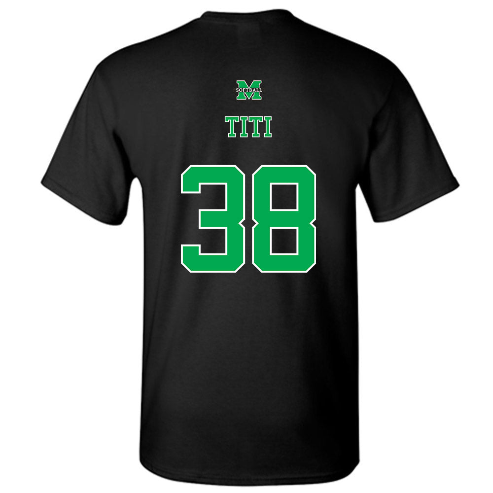Marshall - NCAA Softball : Tia Titi - Sports Shersey T-Shirt-1