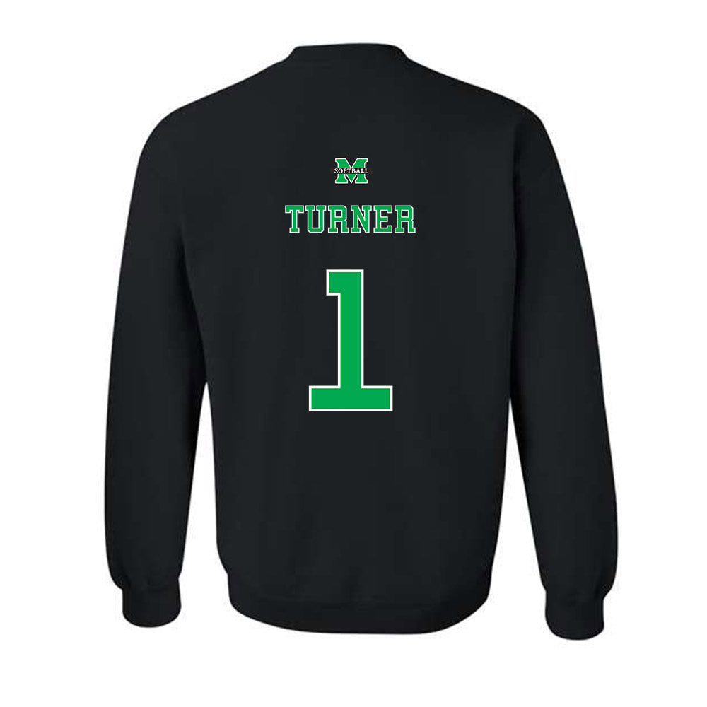 Marshall - NCAA Softball : Sydney Turner - Sports Shersey Crewneck Sweatshirt-1