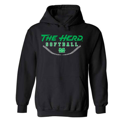 Marshall - NCAA Softball : Kate Spry - Sports Shersey Hooded Sweatshirt-0