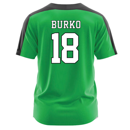 Marshall - NCAA Softball : Sydni Burko - Green Jersey-1