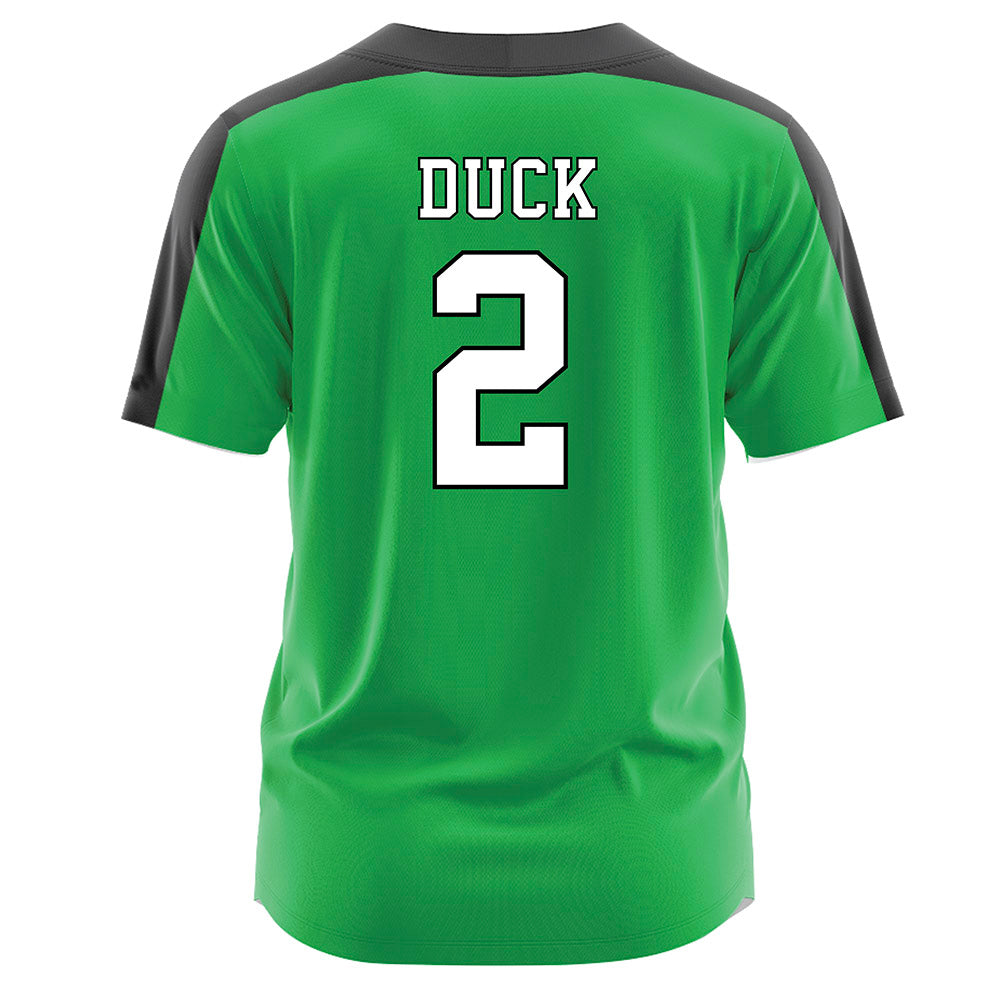 Marshall - NCAA Softball : Bekah Duck - Green Jersey-1
