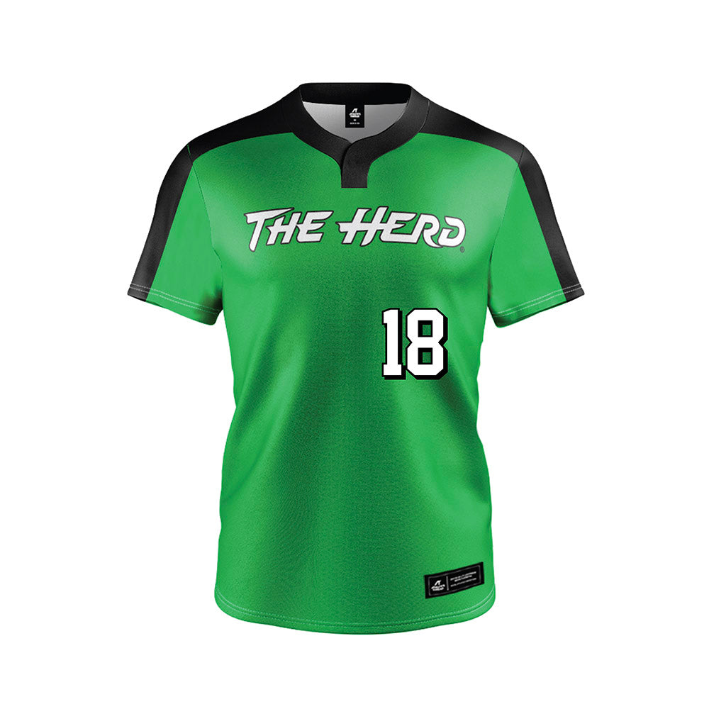 Marshall - NCAA Softball : Sydni Burko - Green Jersey-0