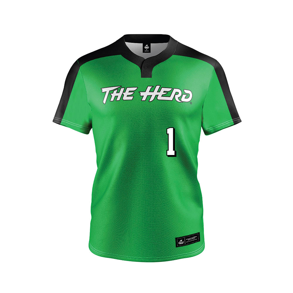 Marshall - NCAA Softball : Sydney Turner - Green Jersey-0