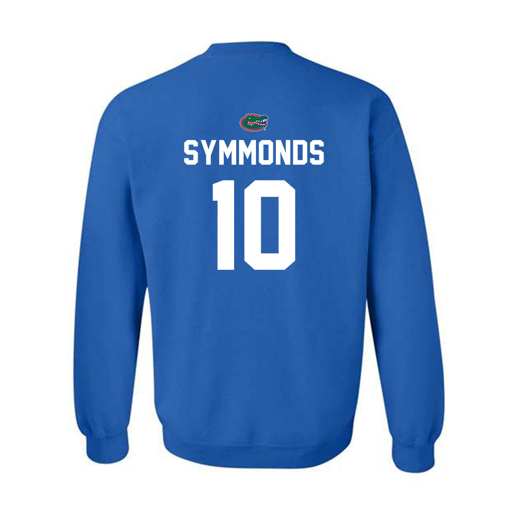Florida - NCAA Women's Soccer : Adia Symmonds - Replica Shersey Crewneck Sweatshirt-1
