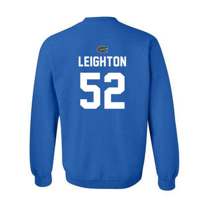 Florida - NCAA Football : Dylan Leighton - Replica Shersey Crewneck Sweatshirt-1