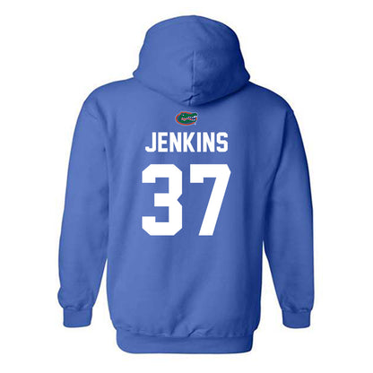 Florida - NCAA Baseball : Matthew Jenkins - Replica Shersey Hooded Sweatshirt