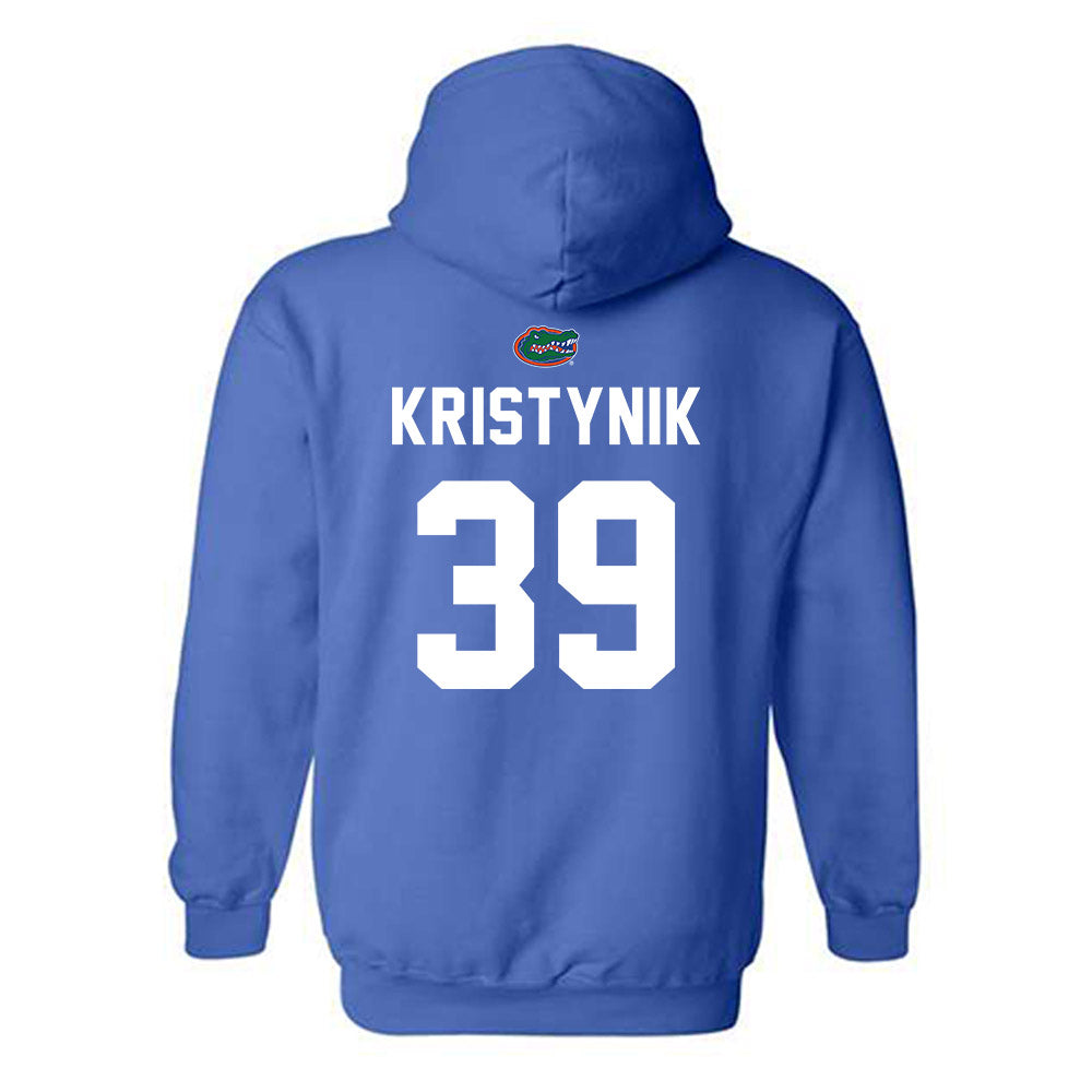 Florida - NCAA Women's Lacrosse : Ava Kristynik - Replica Shersey Hooded Sweatshirt-1