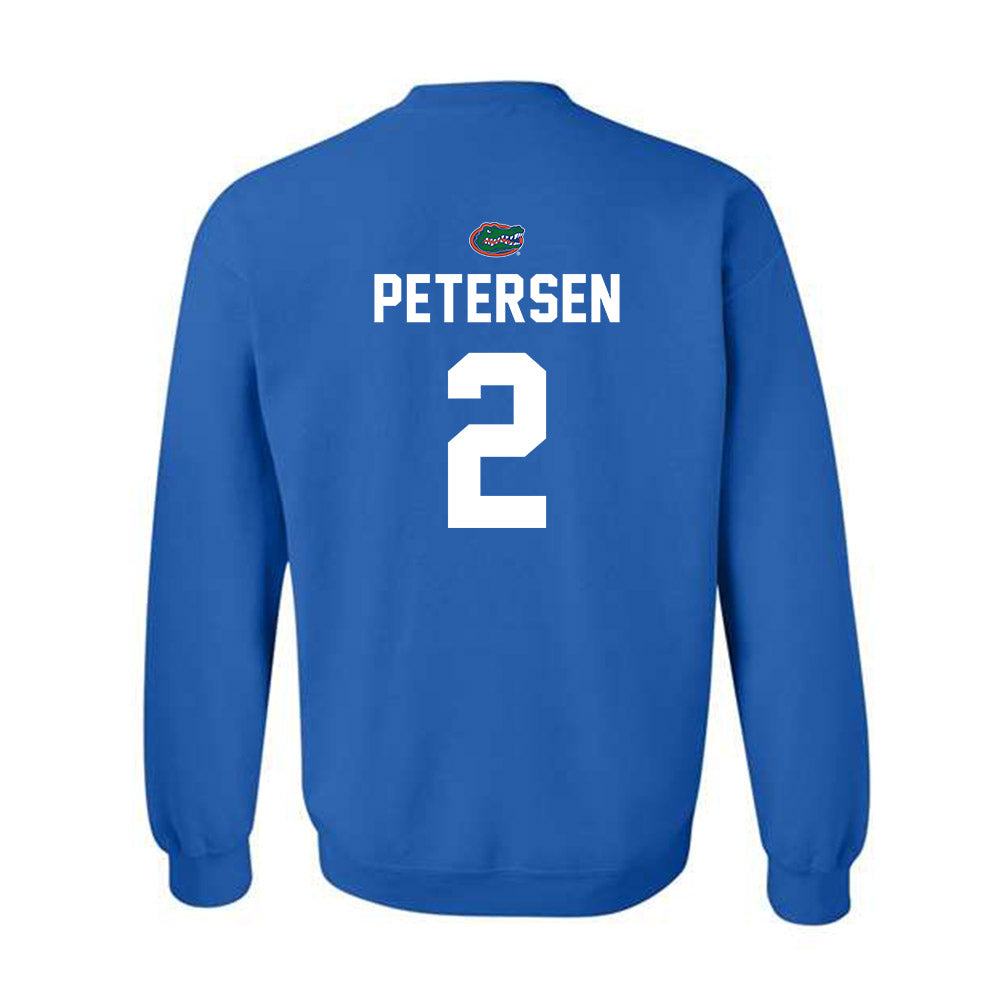 Florida - NCAA Women's Soccer : Ella Petersen - Replica Shersey Crewneck Sweatshirt-1